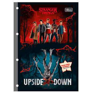 Refil Caderno Argolado Universitario 80 Fls Tiliflex Tilibra - Stranger Things 1